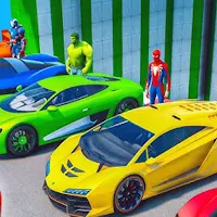 Spider Hero Traffic Car Race V MOD APK